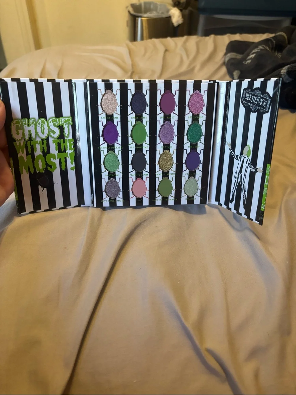 Beetlejuice X Revolution Eyeshadow Palette